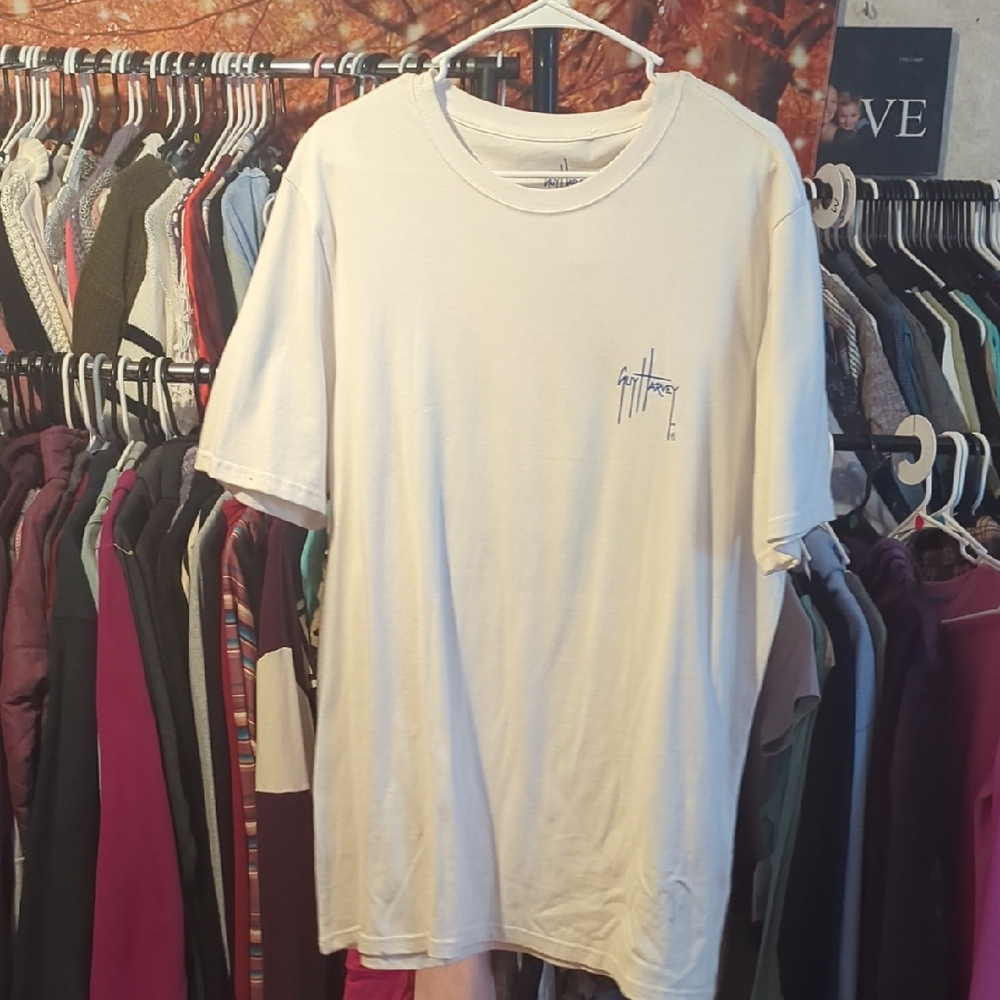 Guy Harvey Off-White Short Sleeve Tee